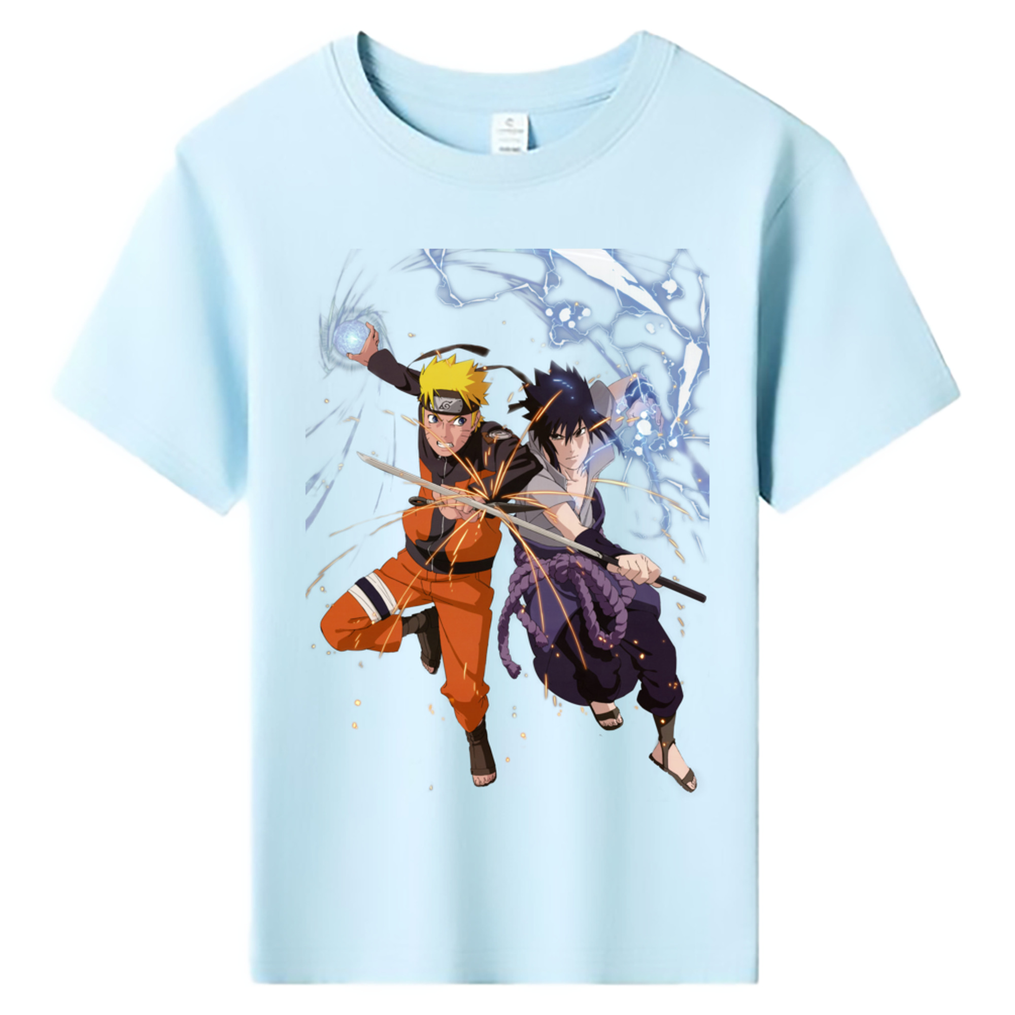 （画像用） NARUTO -ナルト- うずまき ナルト Uzumaki Naruto 綿100％キッズTシャツ（フロントプリント）